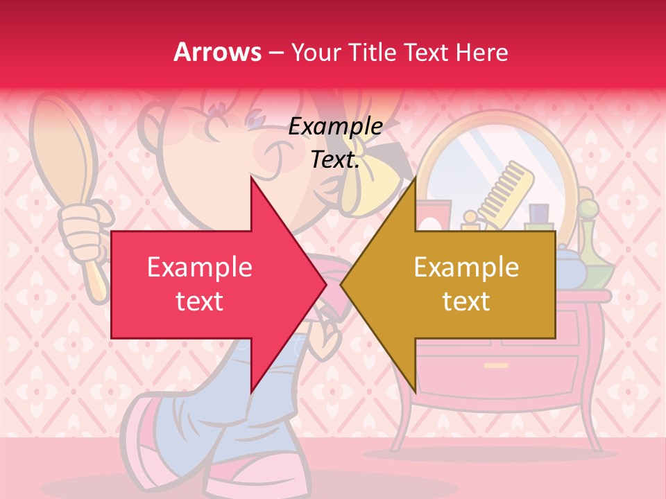 Makeup Teenager Room PowerPoint Template