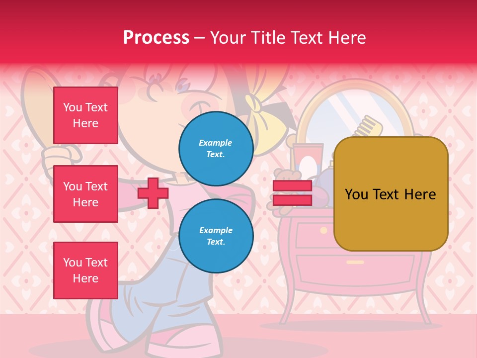 Makeup Teenager Room PowerPoint Template