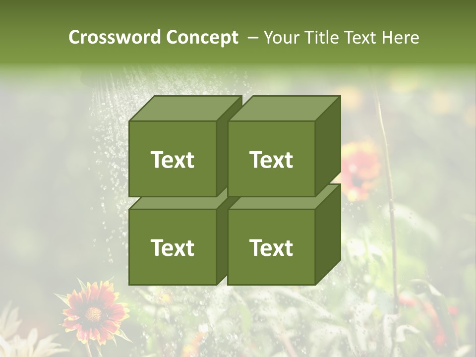 Outside Can Green PowerPoint Template