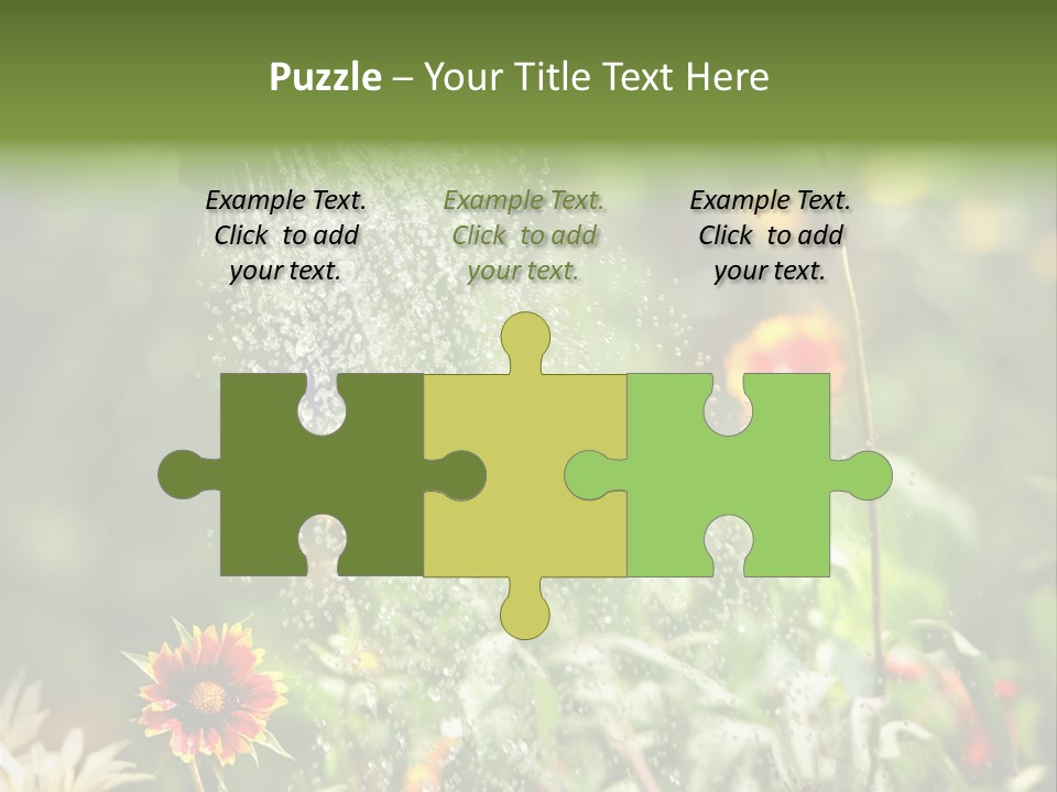 Outside Can Green PowerPoint Template