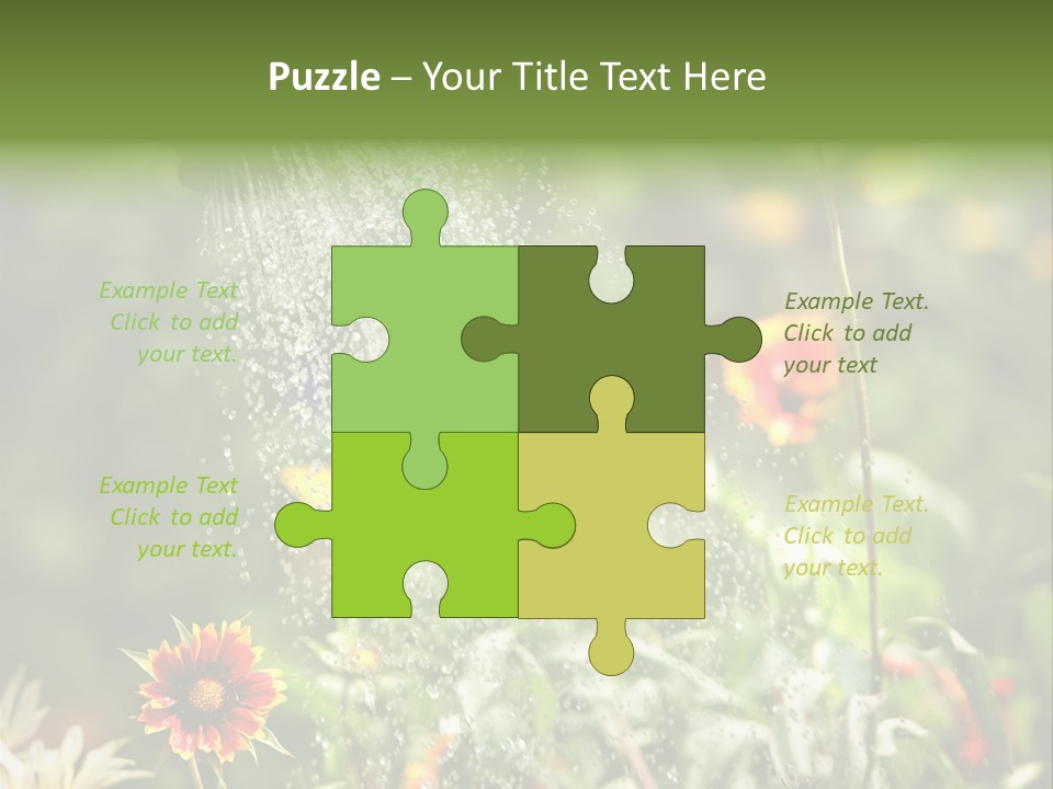Outside Can Green PowerPoint Template