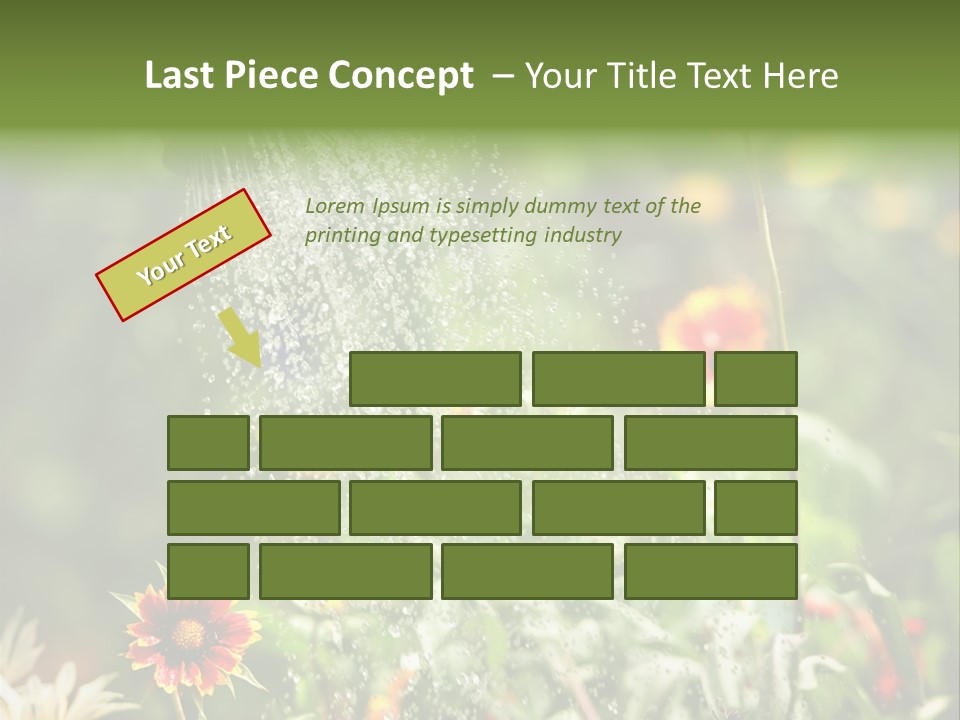 Outside Can Green PowerPoint Template