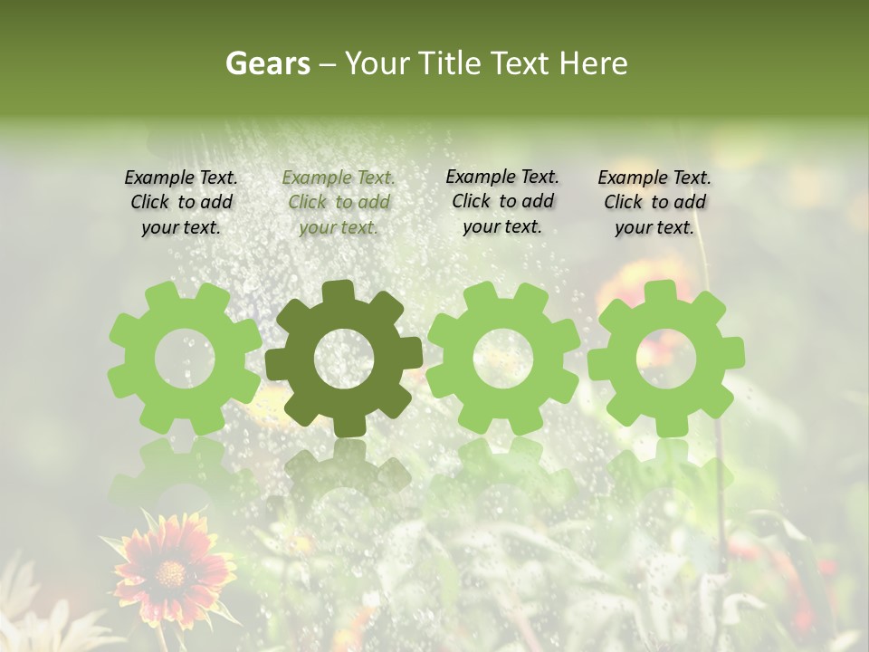 Outside Can Green PowerPoint Template