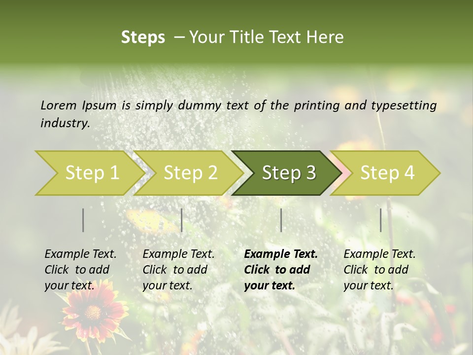 Outside Can Green PowerPoint Template
