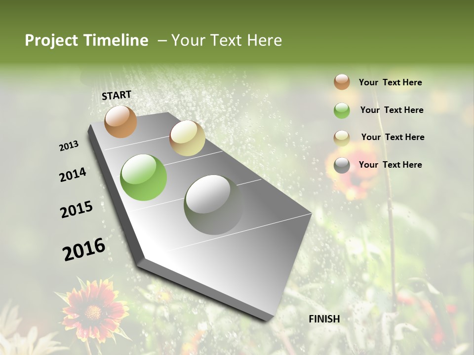 Outside Can Green PowerPoint Template