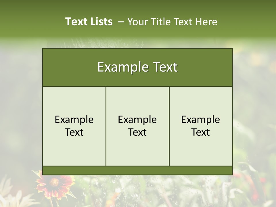 Outside Can Green PowerPoint Template