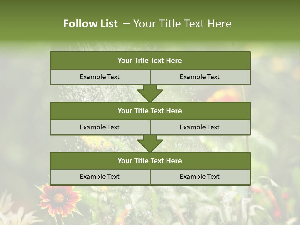 Outside Can Green PowerPoint Template