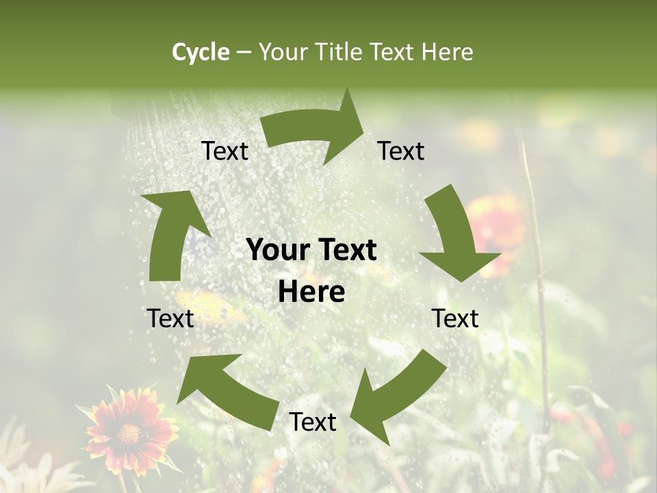 Outside Can Green PowerPoint Template