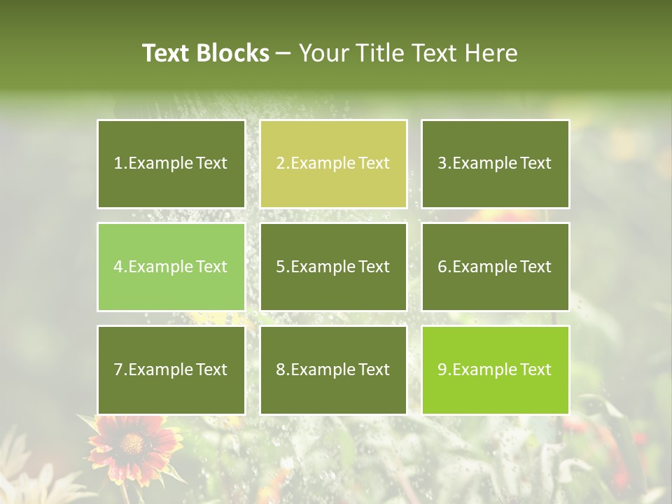 Outside Can Green PowerPoint Template