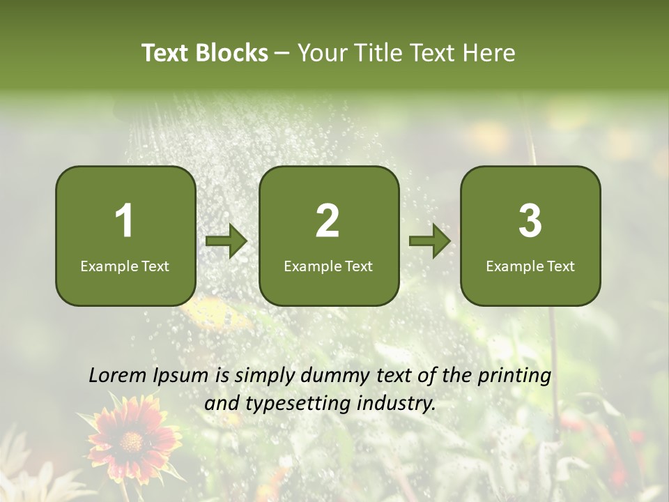 Outside Can Green PowerPoint Template