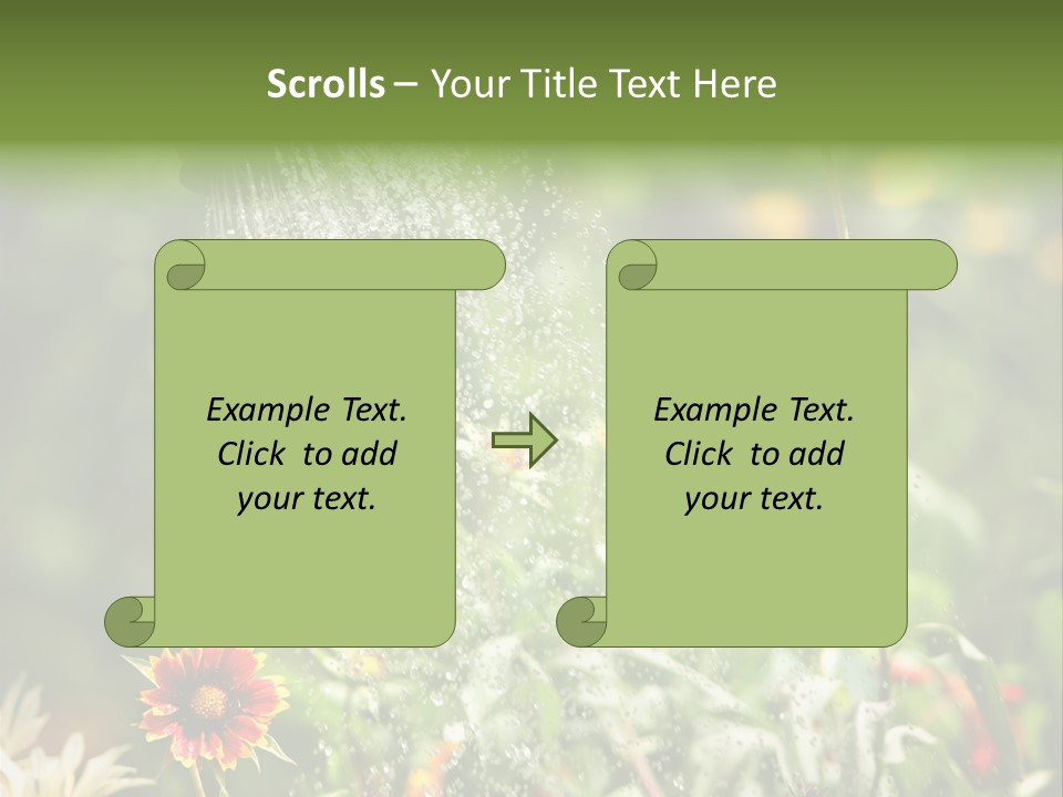 Outside Can Green PowerPoint Template