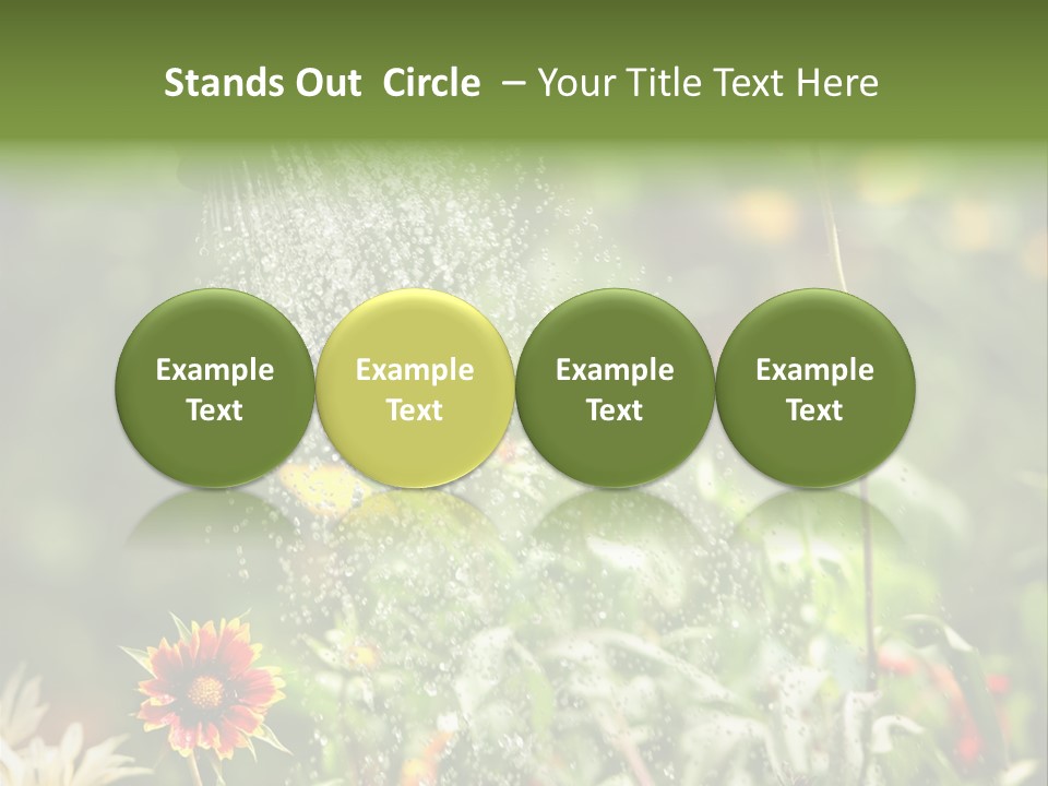 Outside Can Green PowerPoint Template