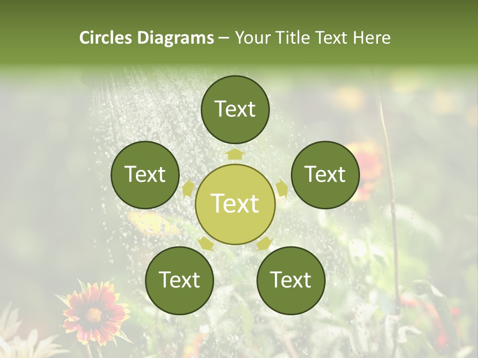 Outside Can Green PowerPoint Template