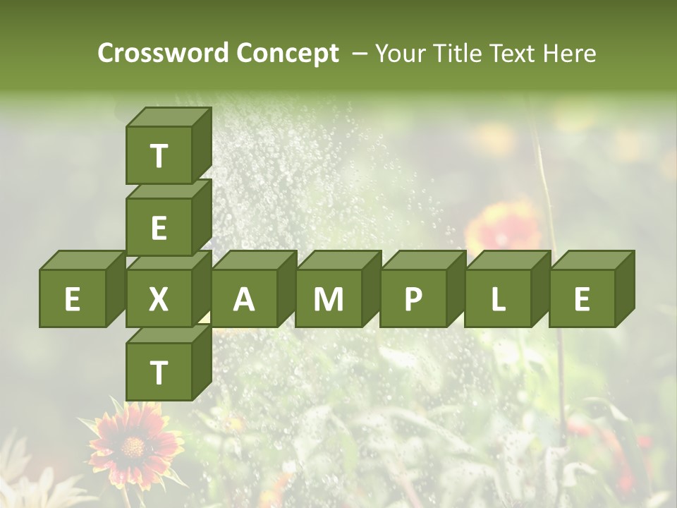 Outside Can Green PowerPoint Template