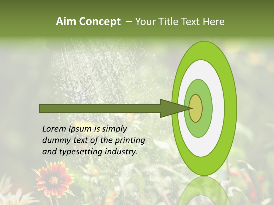 Outside Can Green PowerPoint Template