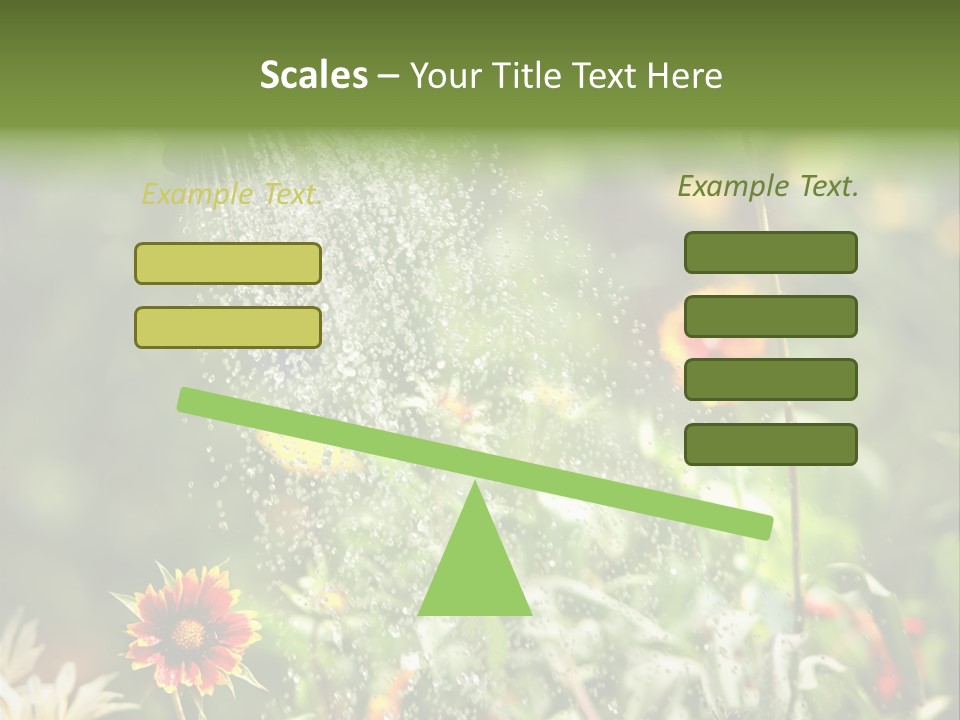 Outside Can Green PowerPoint Template