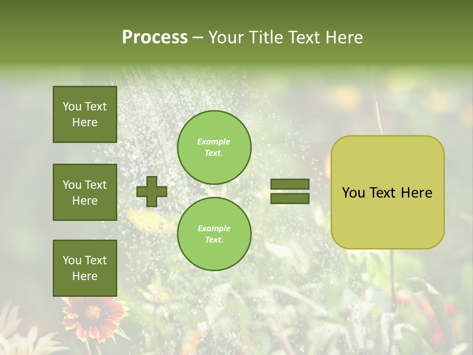 Outside Can Green PowerPoint Template