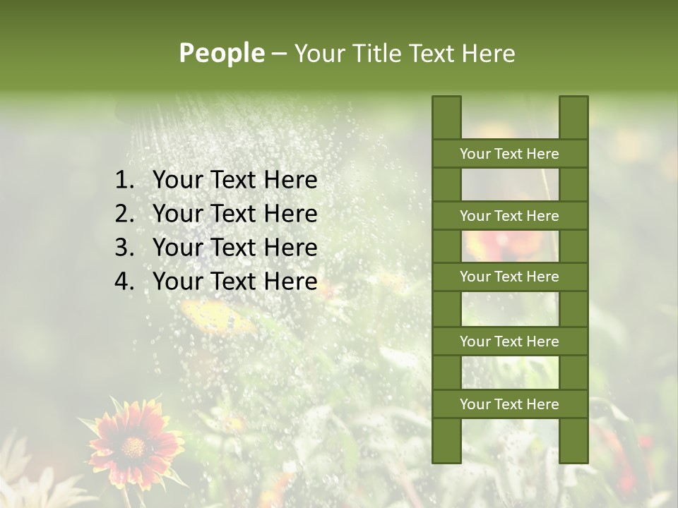 Outside Can Green PowerPoint Template