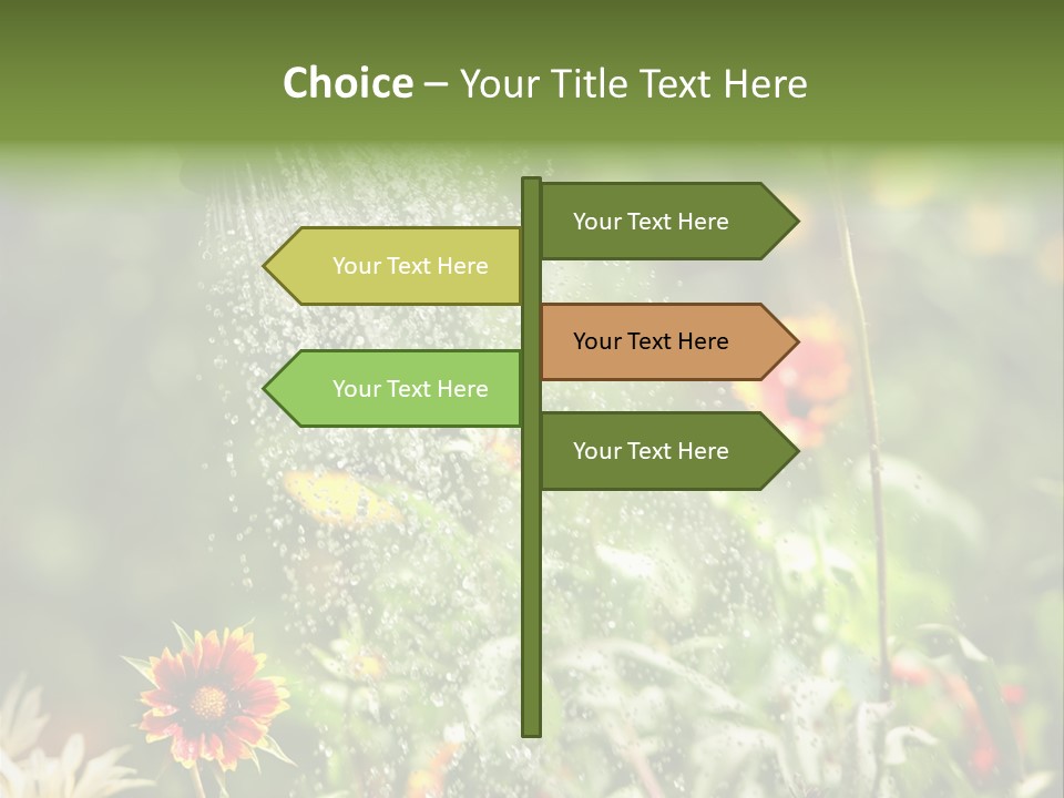 Outside Can Green PowerPoint Template