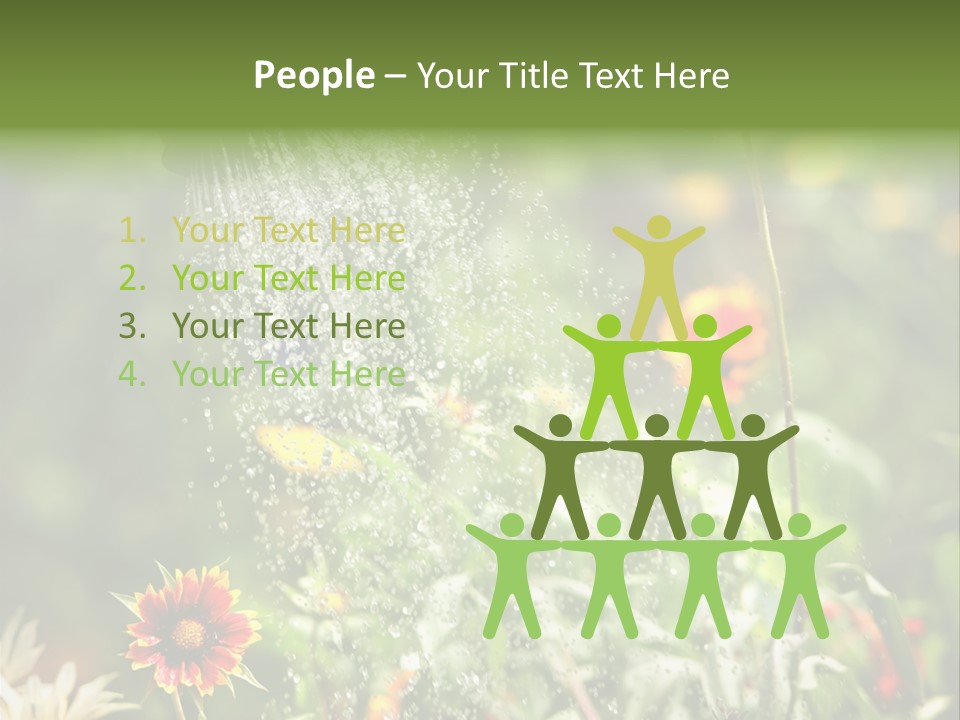 Outside Can Green PowerPoint Template