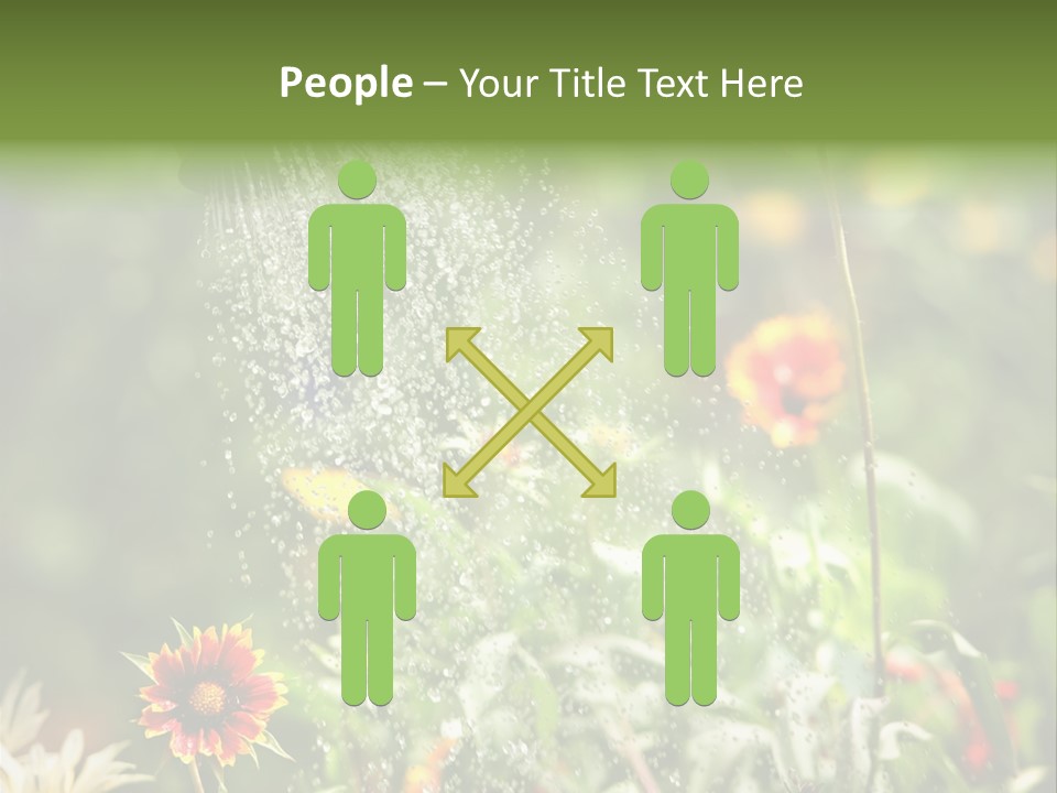 Outside Can Green PowerPoint Template