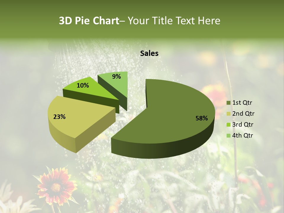 Outside Can Green PowerPoint Template