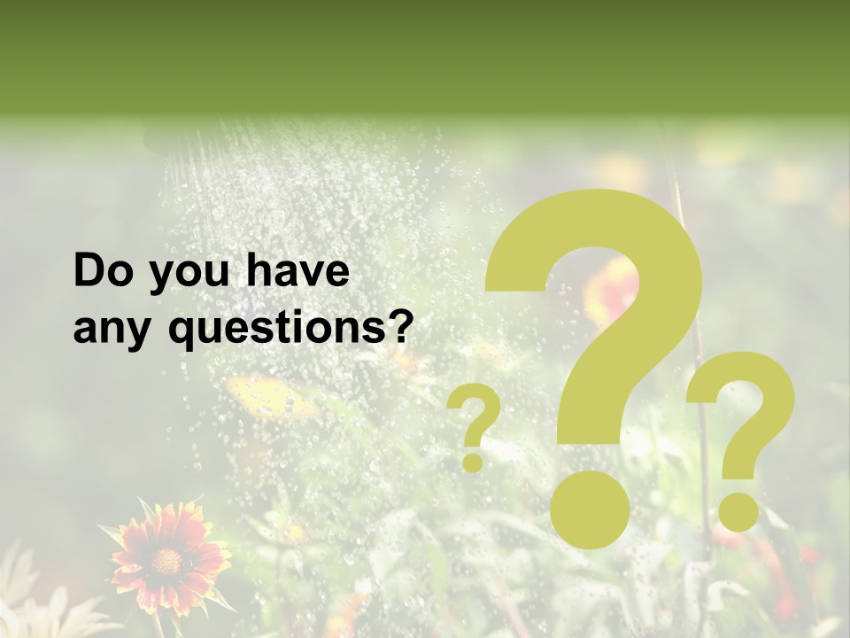 Outside Can Green PowerPoint Template