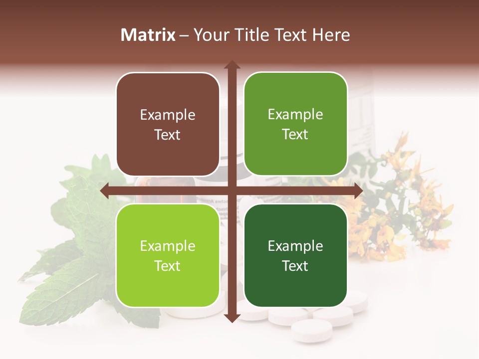 Medical Garden Concept PowerPoint Template
