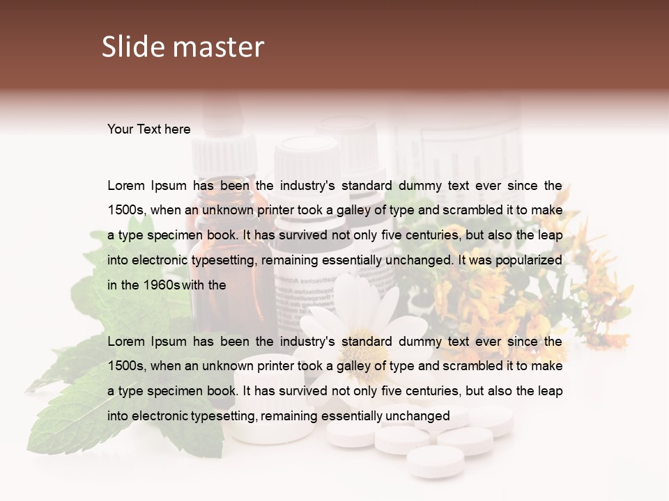 Medical Garden Concept PowerPoint Template