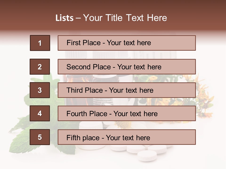 Medical Garden Concept PowerPoint Template