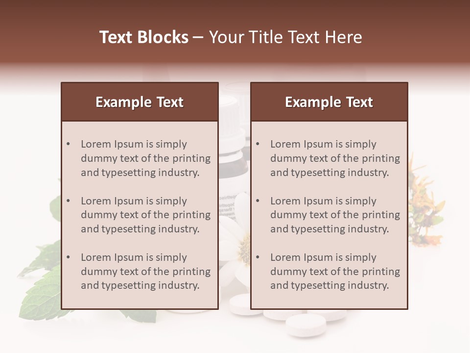 Medical Garden Concept PowerPoint Template