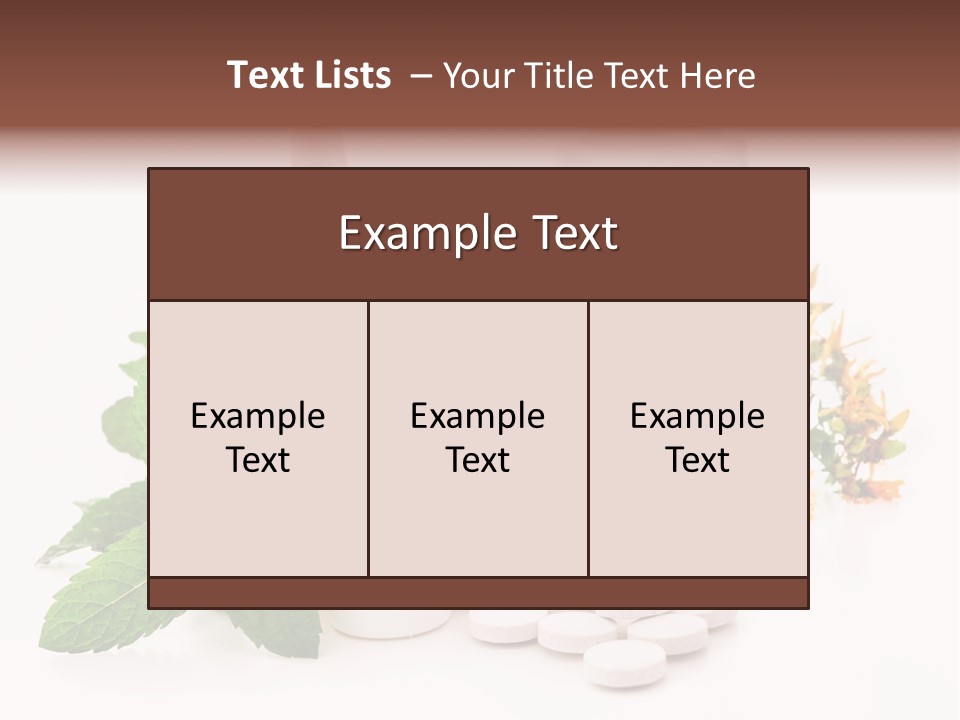 Medical Garden Concept PowerPoint Template
