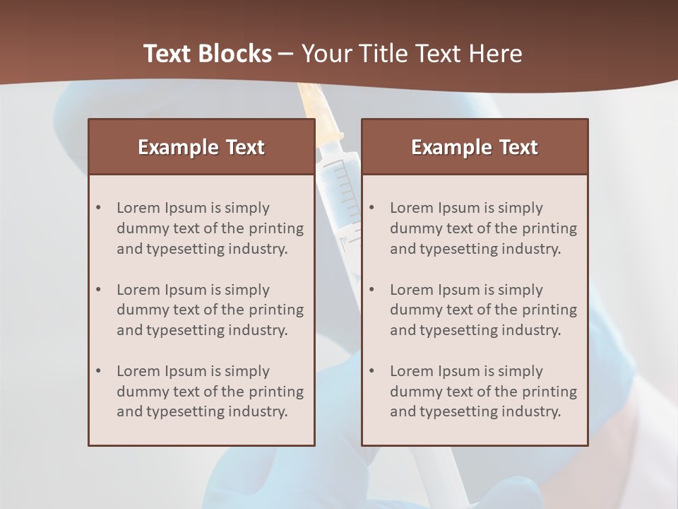 Protection Anesthetic Flu PowerPoint Template