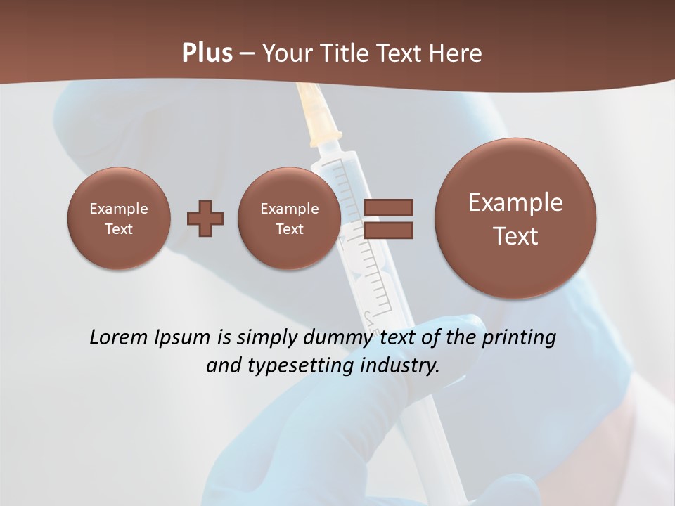 Protection Anesthetic Flu PowerPoint Template