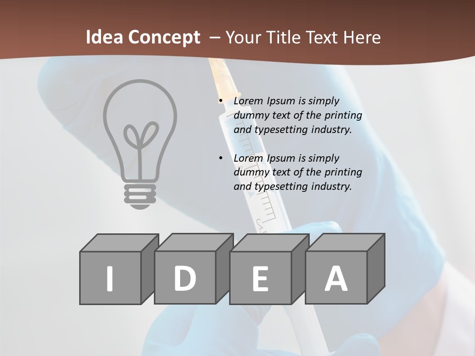 Protection Anesthetic Flu PowerPoint Template