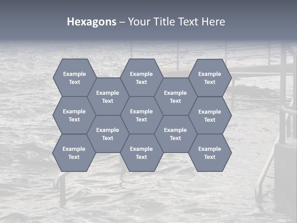 Climate Change Wave Sea Level Rise PowerPoint Template