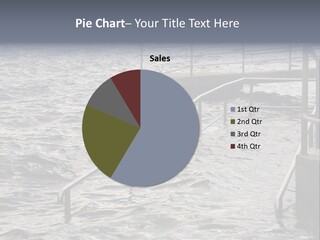 Climate Change Wave Sea Level Rise PowerPoint Template