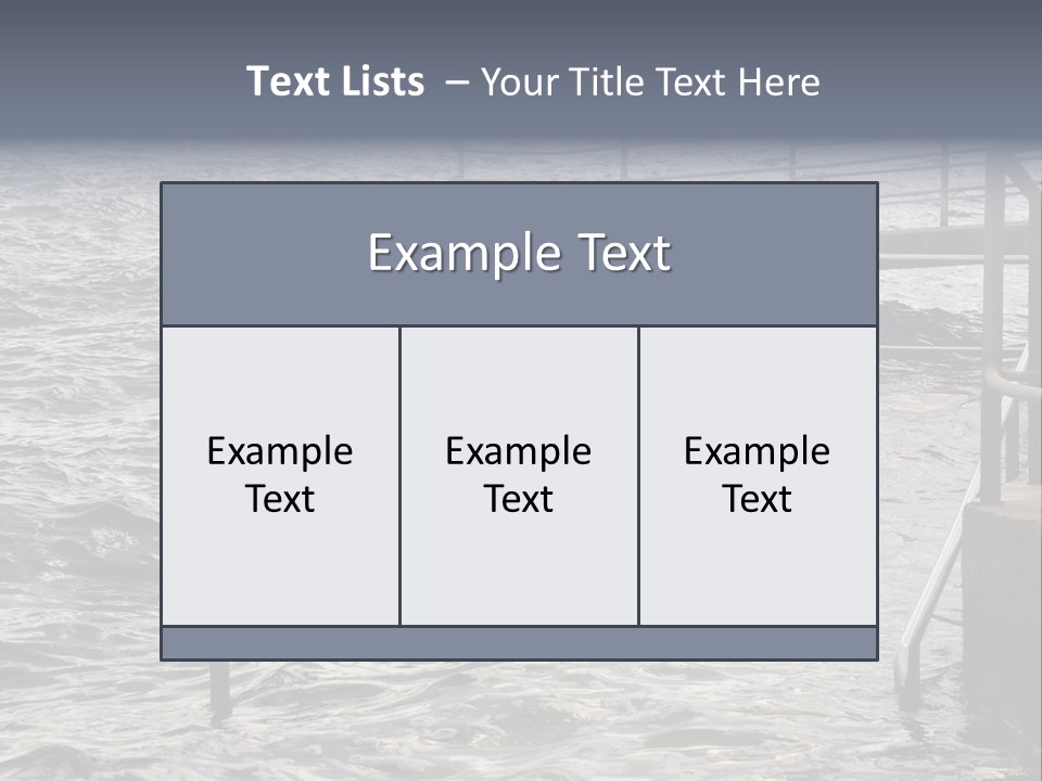 Climate Change Wave Sea Level Rise PowerPoint Template