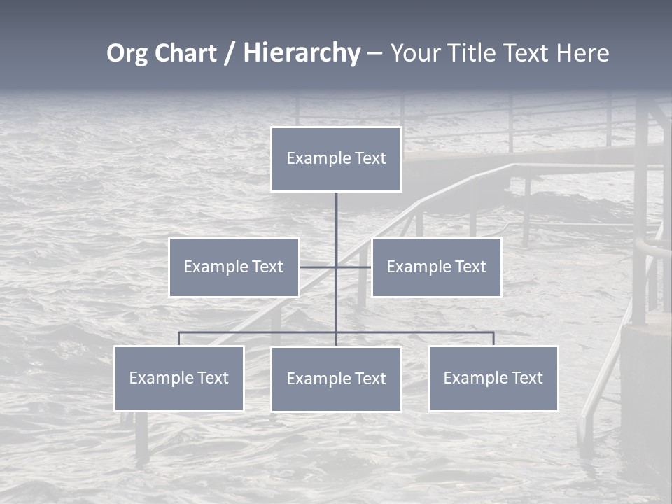 Climate Change Wave Sea Level Rise PowerPoint Template