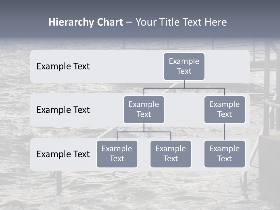 Climate Change Wave Sea Level Rise PowerPoint Template