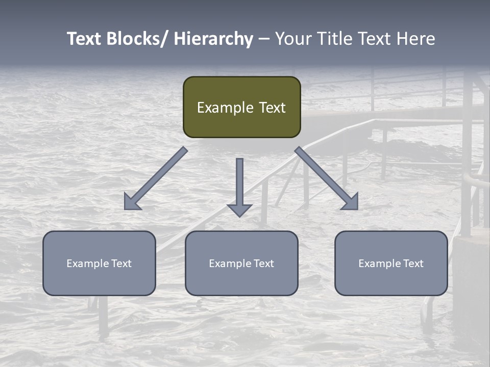Climate Change Wave Sea Level Rise PowerPoint Template