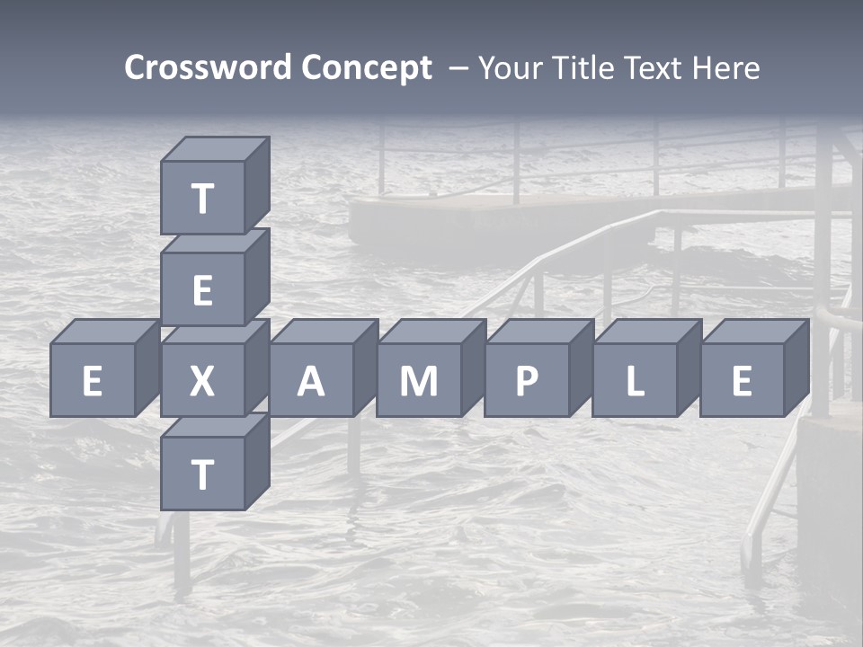 Climate Change Wave Sea Level Rise PowerPoint Template