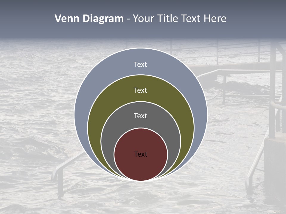 Climate Change Wave Sea Level Rise PowerPoint Template