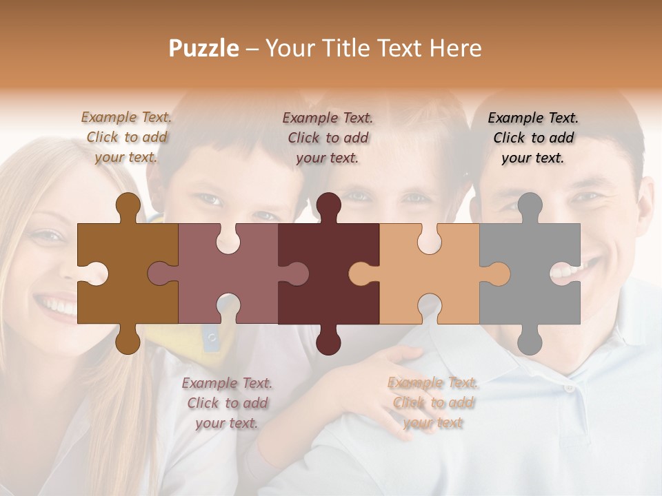 Organization Illustration Work Together PowerPoint Template