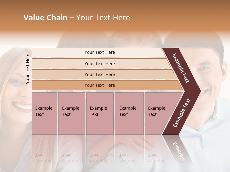 Organization Illustration Work Together PowerPoint Template