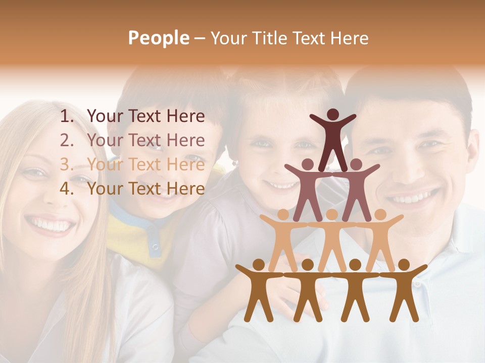 Organization Illustration Work Together PowerPoint Template