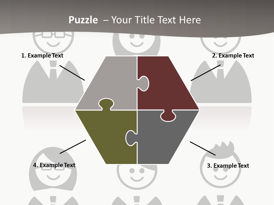 Organization Illustration Work Together PowerPoint Template