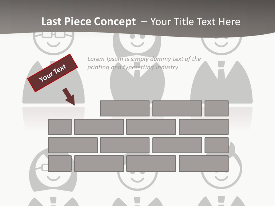 Organization Illustration Work Together PowerPoint Template