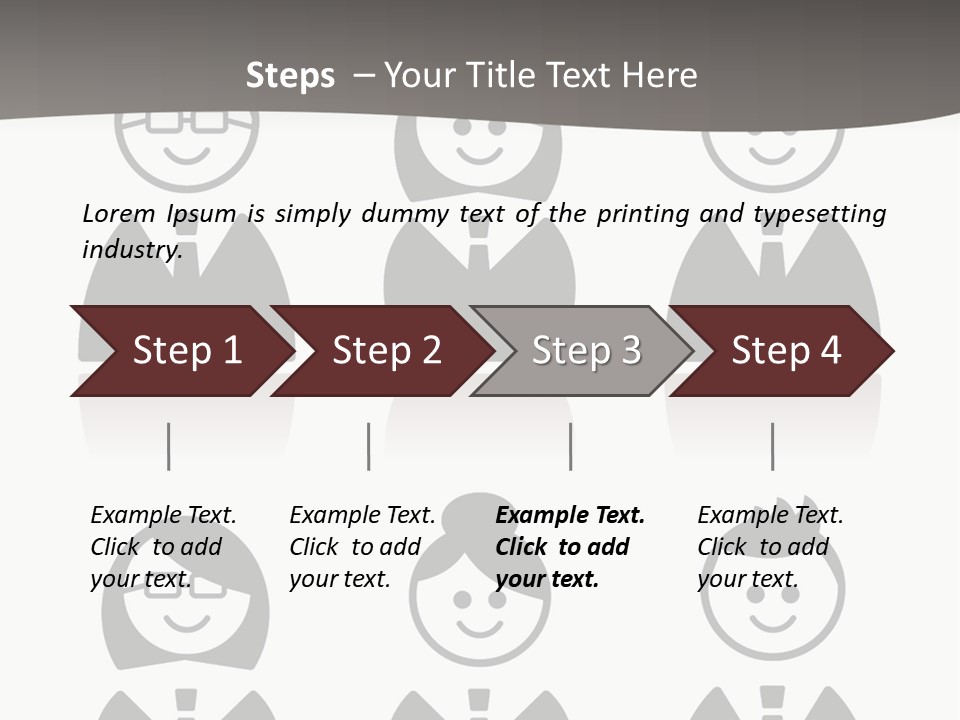 Organization Illustration Work Together PowerPoint Template
