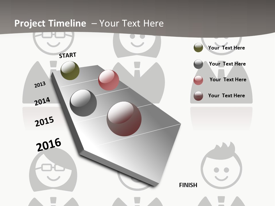 Organization Illustration Work Together PowerPoint Template